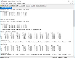 Dual Simplex Solver